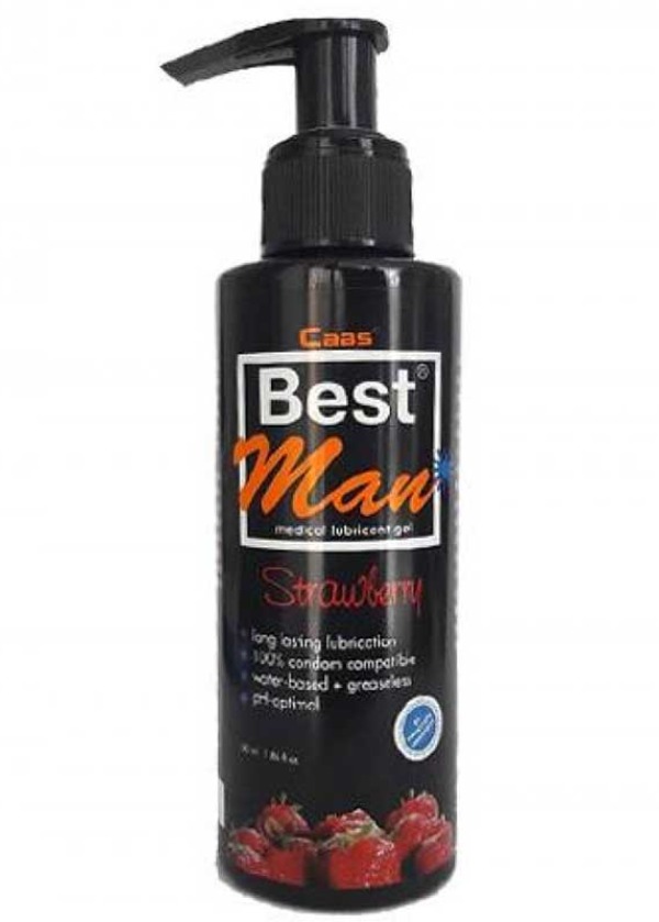 Best Man 150ML. Büyük Boy Çilekli Lubricant Jel